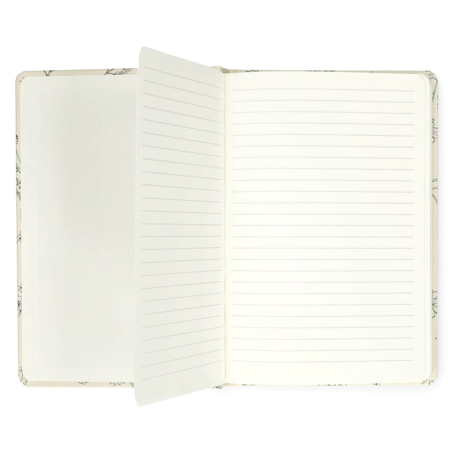 Notitieboek, harde kaft, kruiden en takjes, A5