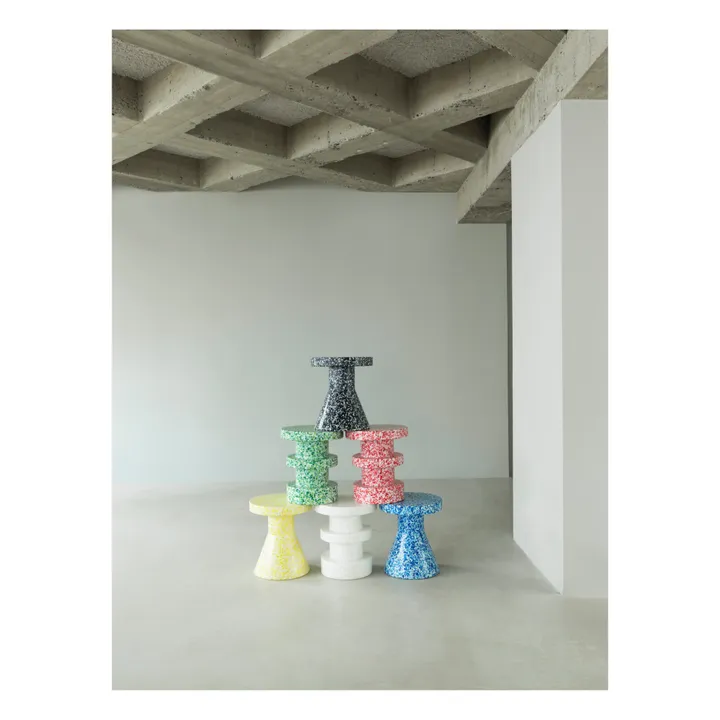 Normann Copenhagen Tabouret Bit cone en plastique recyclé | Noir