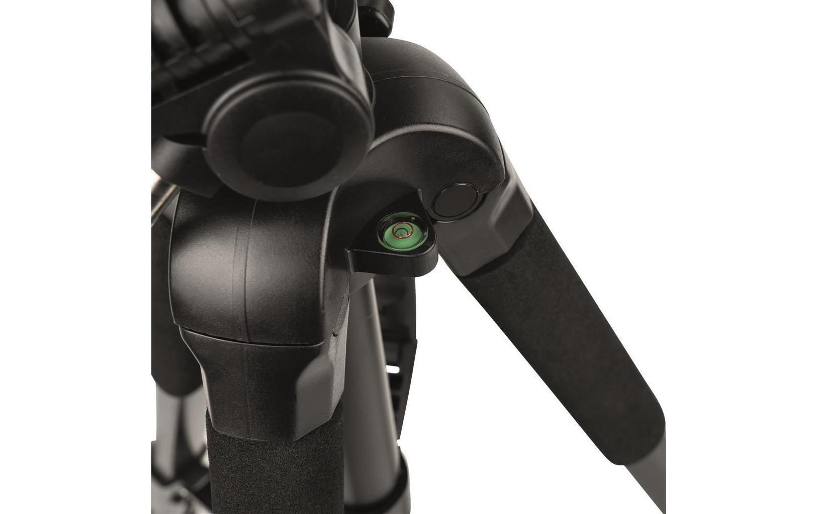 Stativ HD-175 Aluminium – Inklusive MonopadAlustativ in schwarz mit Monopad