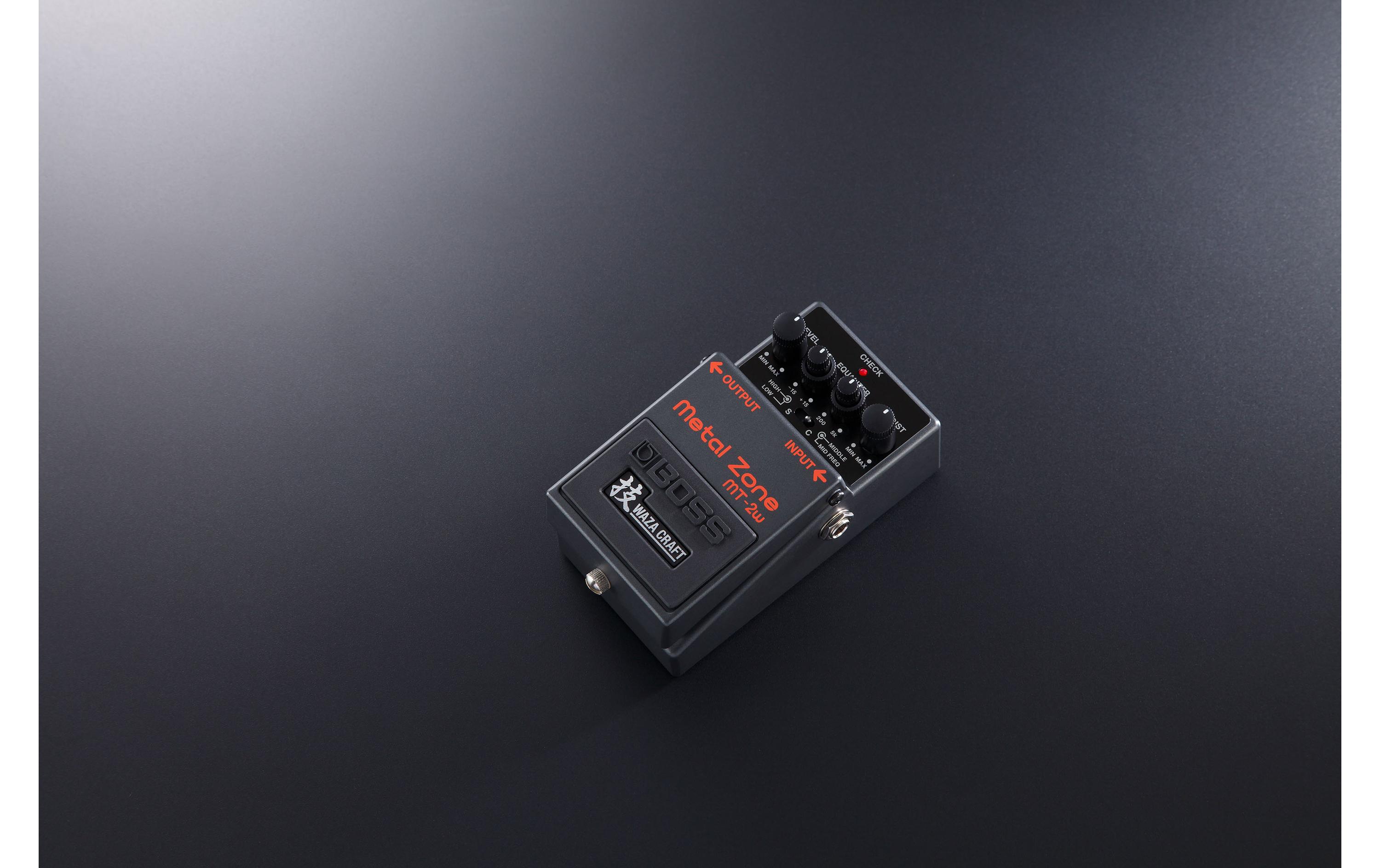 Pedal MT-2W<br>Eine High-Gain-Ikone als innovative Waza-Weiterentwicklung