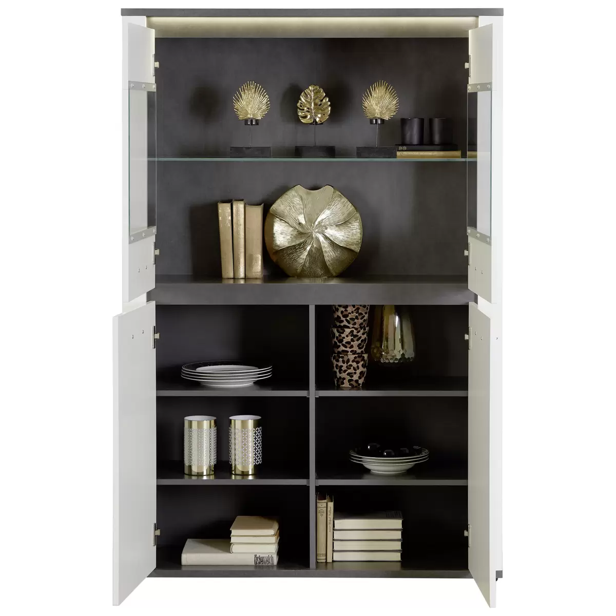 Vitrine Alassio weiss