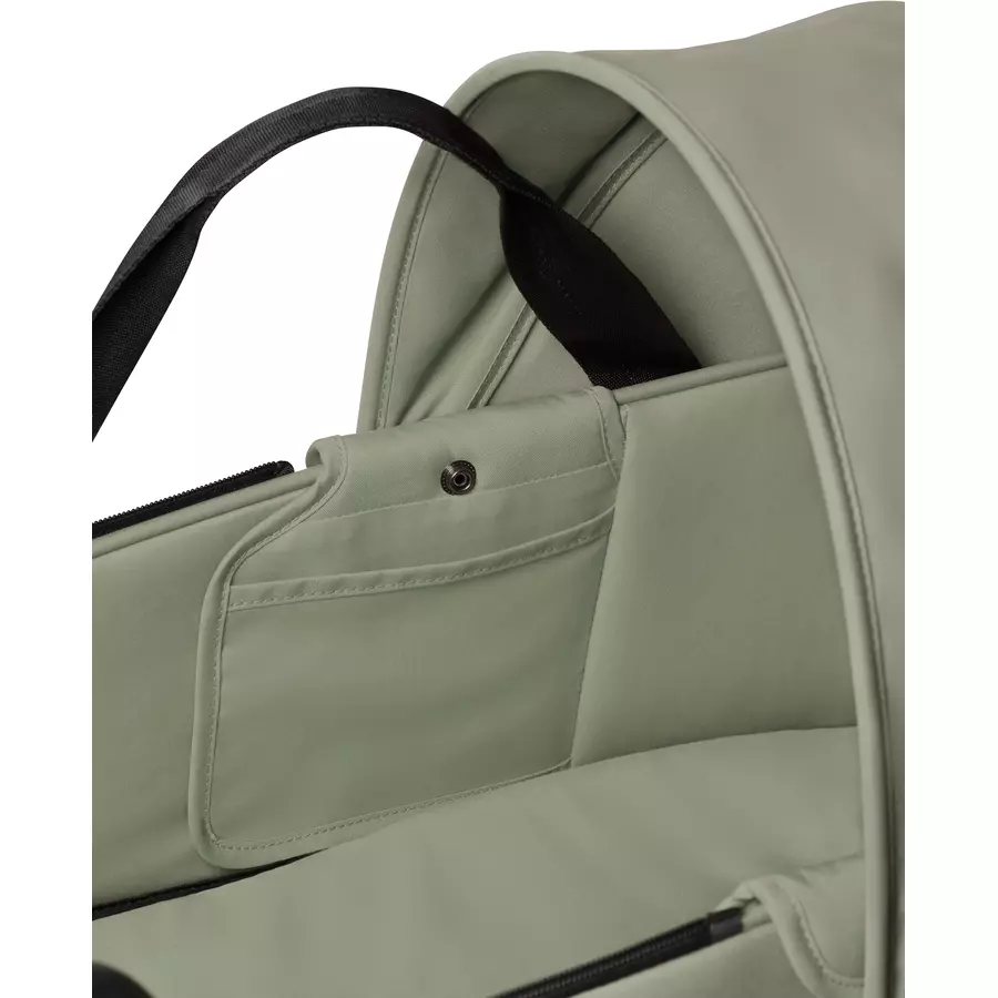 BABYZEN Kinderwagen YOYO2 0+ White mit Liegewanne Gratis Textilset Olive