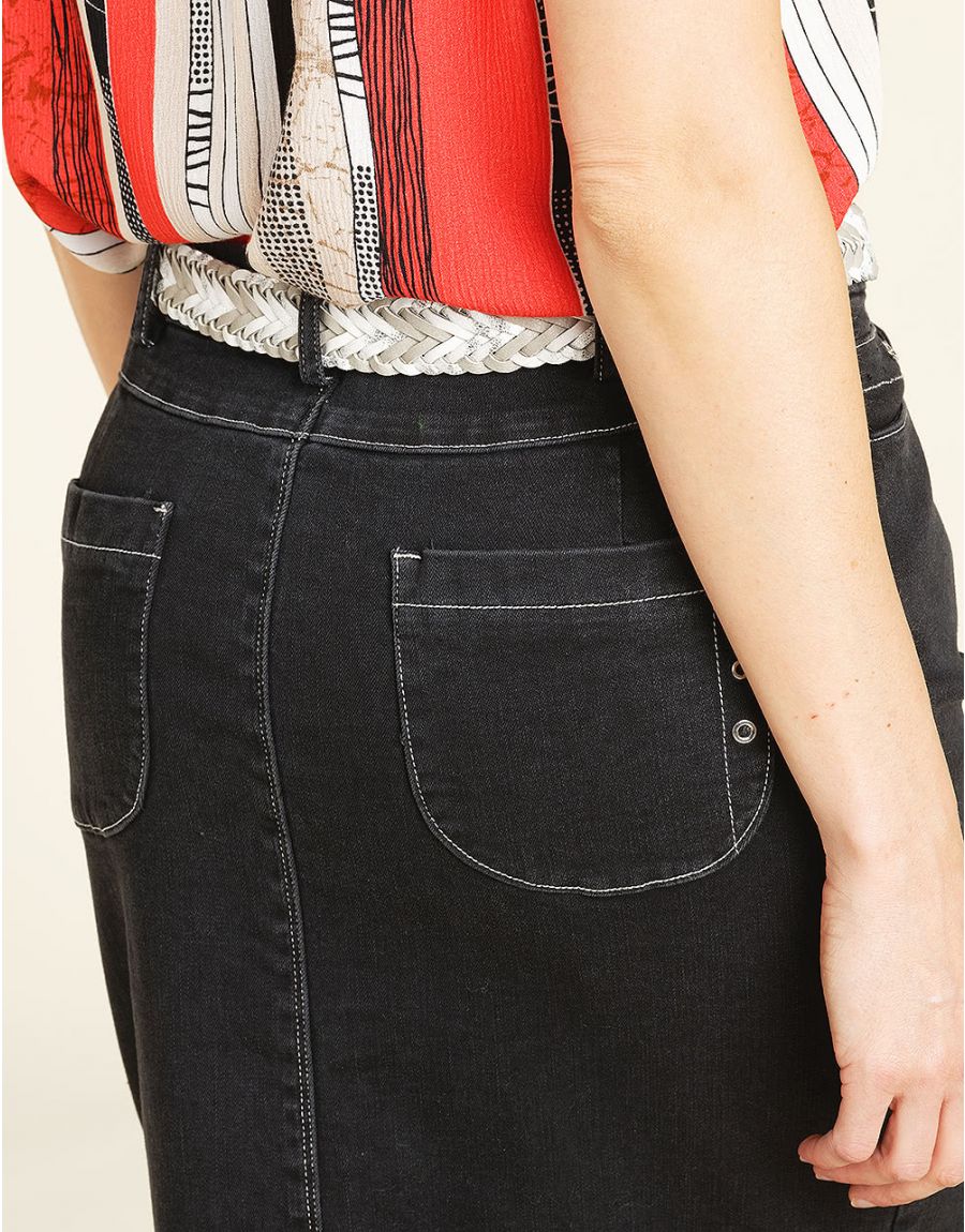 Jupe en jean noir