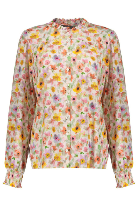 Geisha ecru dames blouse