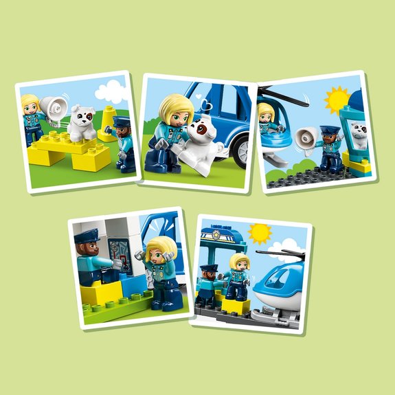 Le commissariat et l’hélicoptère de la police LEGO DUPLO 10959
