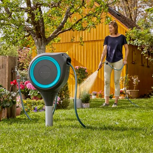 Gardena tuinslangbox RollUp S blauw 15 m