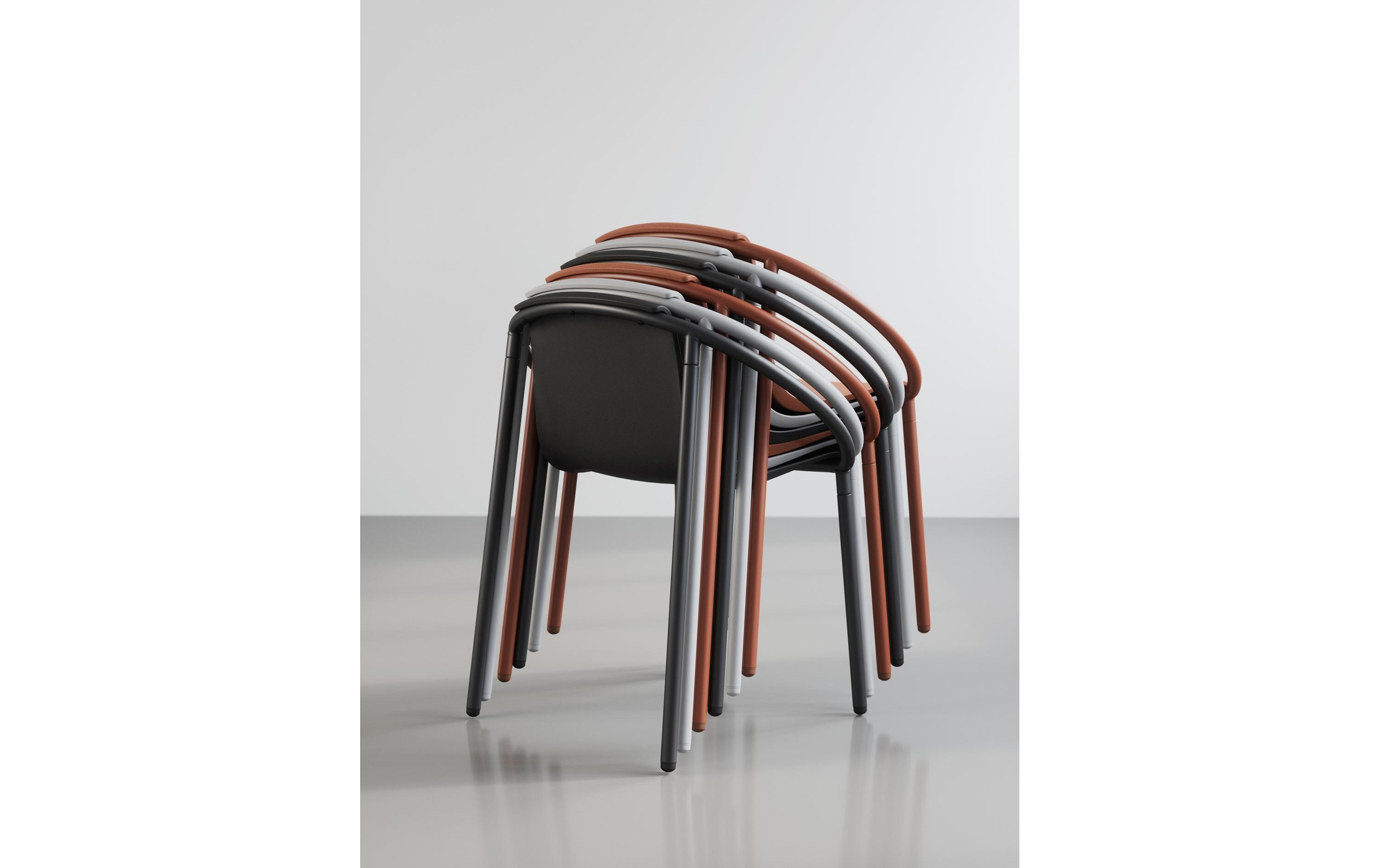 Stuhl Ringo 74 x 64 cm, Grau<br>Stuhl für den Innen- und Aussenbereich