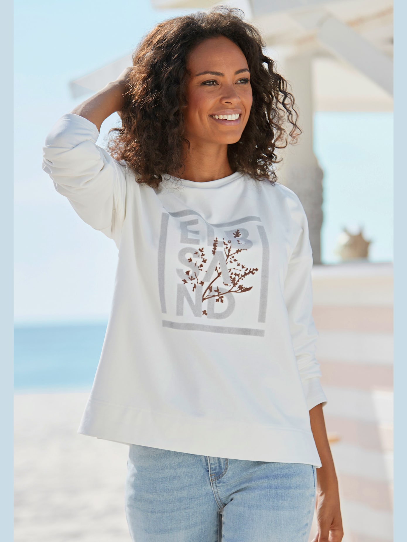 Sweat-shirt encolure ronde