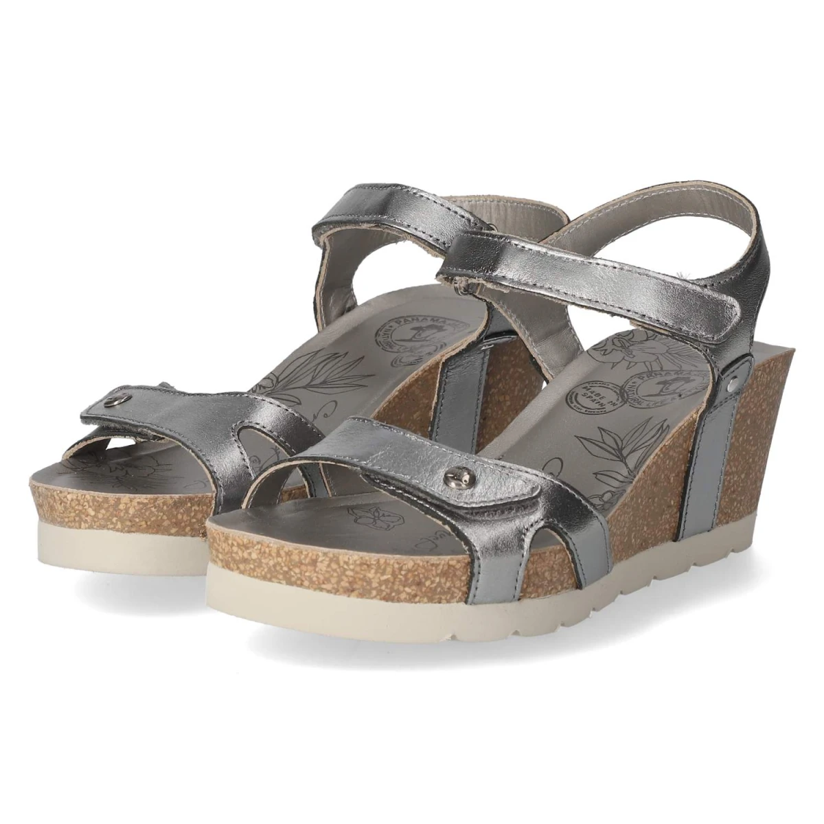 Panama JackSandaletten JULIA SHINE - anthracite