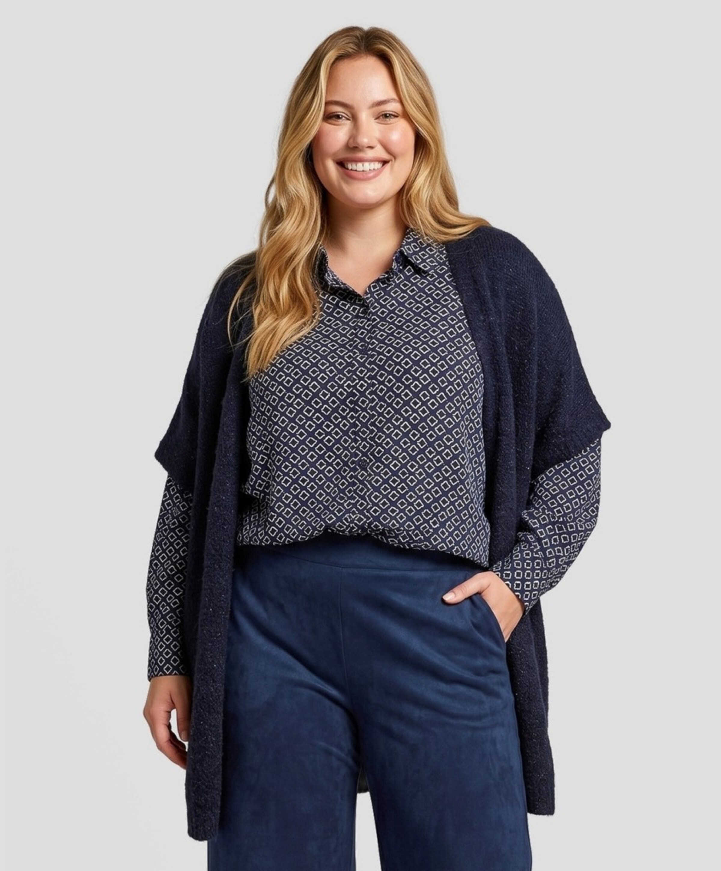 Exxcellent Dames vest blauw