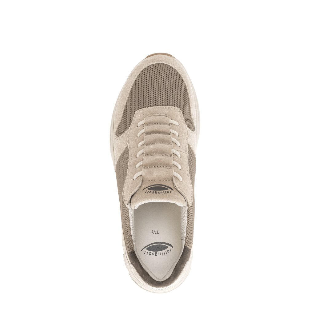 Lage sneaker beige