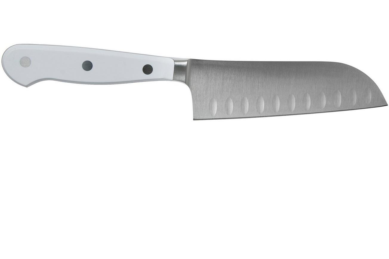 Wüsthof Classic White santoku met kuiltjes 14 cm, 1040231314