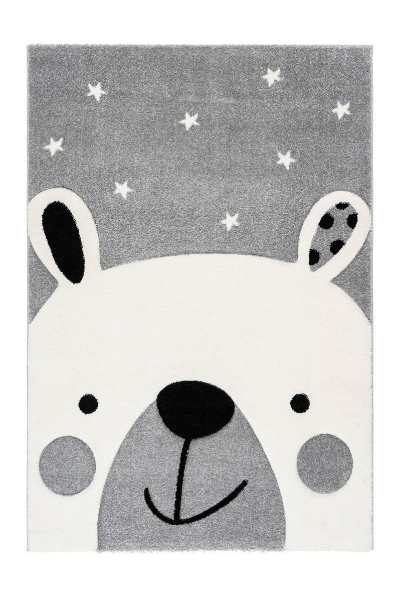 Kinderteppich LEONORA - silber - 80x150 cm