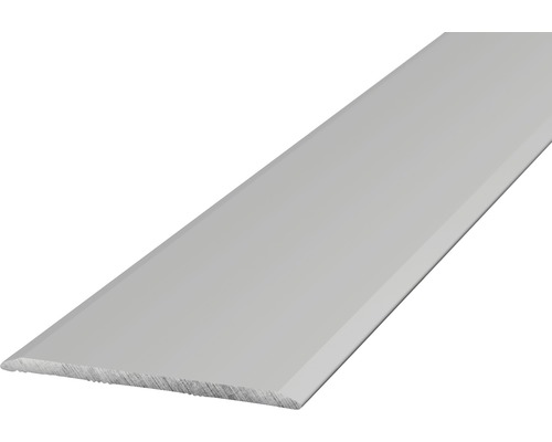 Aluminium overgangsprofiel, zilver, zelfklevend, 40 x 1000 x 2 mm