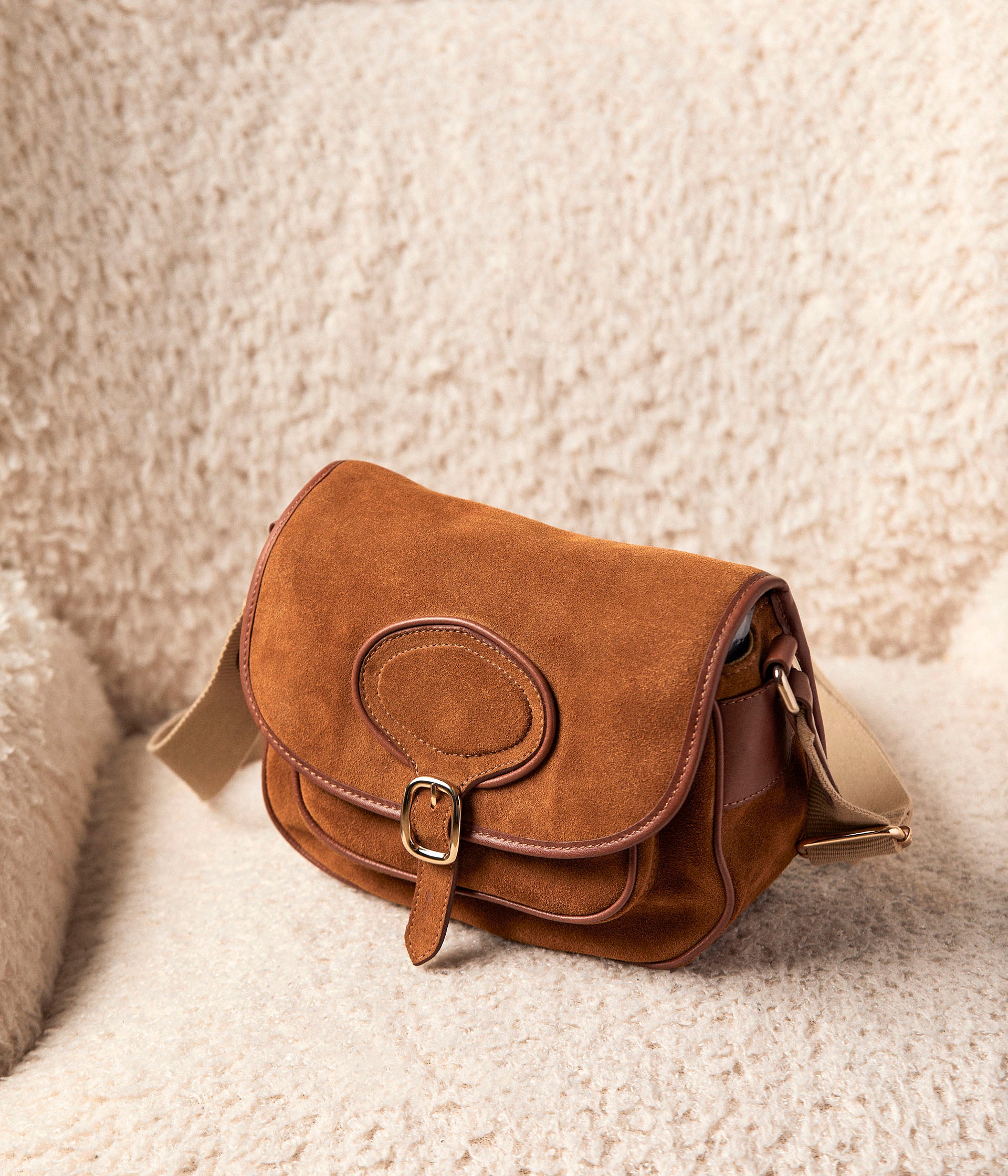 Sac cuir velours Antsa