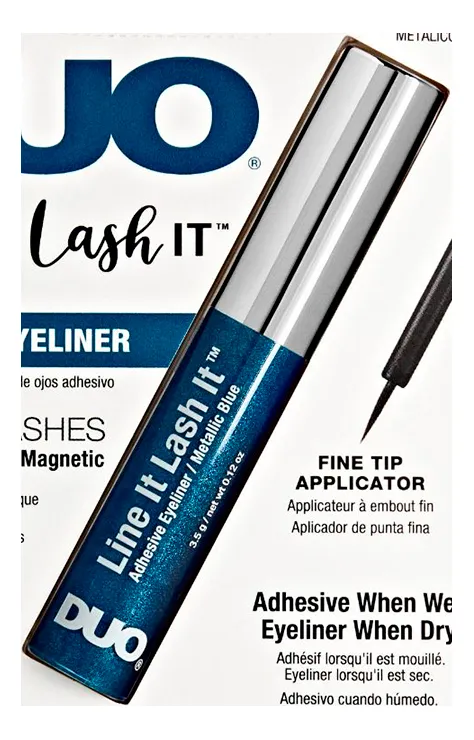 DUO Line It Lash It Vippelim Metallic Blue - 3,5 g.