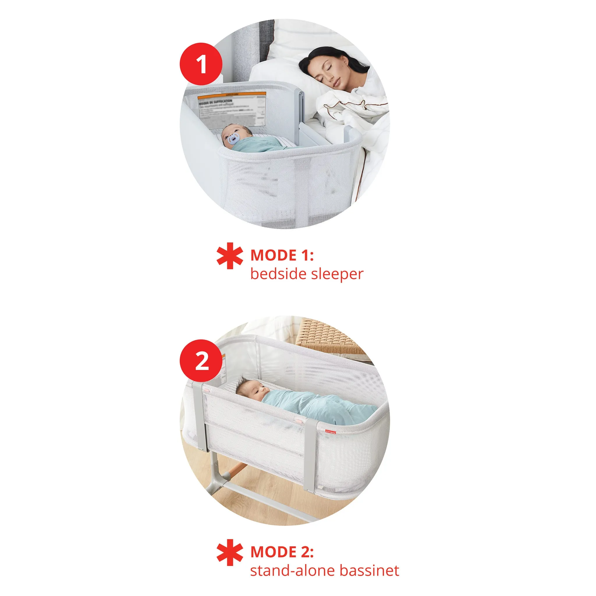 Skip Hop Bassinette 2 en 1 Cozy-Up