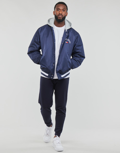 Tommy Jeans - TJM GRAPHIC SATIN BOMBER JACKET - Marine