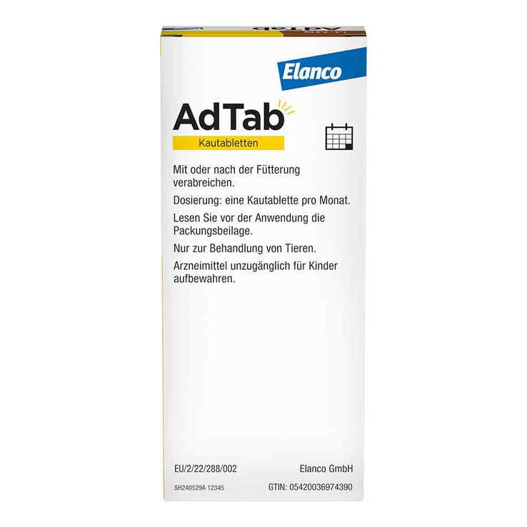 AdTab Kautabletten für sehr kleine Hunde 56 mg 1,3 bis 2,5 kg, 3 St