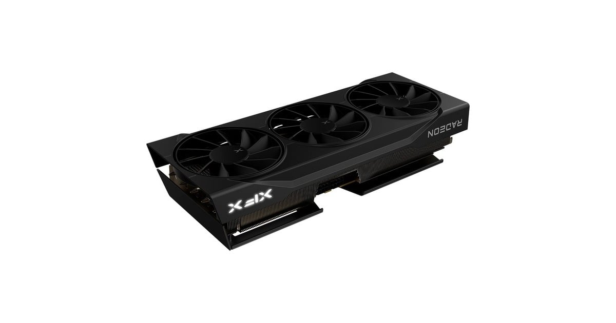 XFXRadeon RX 9070 XT Swift grafische kaart  (Zwart, RDNA4, GDDR6, 3x DisplayPort, 1x HDMI 2.1)