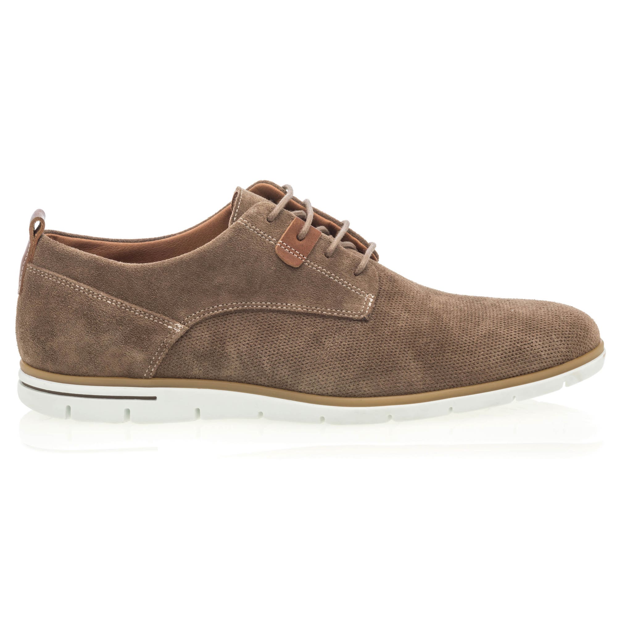 Derbies Homme en cuir beige