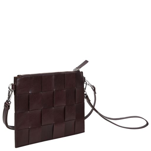 Adax Lena Clutch, Dark Brown