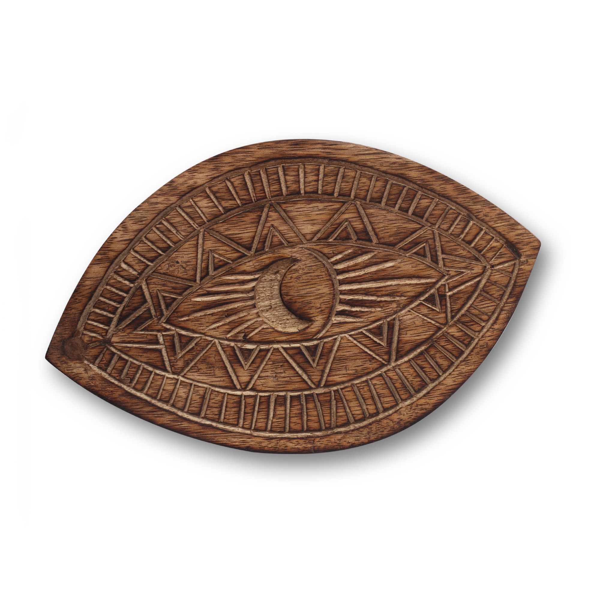 Box 'Auge' mit schwenkbarem Deckel, natur, B 21,5 cm, L 14 cm, H 6 cm von fischer's lagerhaus