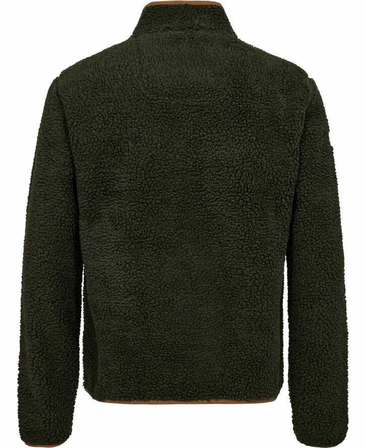 Superdry OUTDOOR FULL ZIP FLEECE Surplus goods olive green
