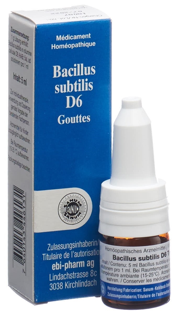 SANUM Bacillus subtilis Tropfen 6 D Fl 5 ml