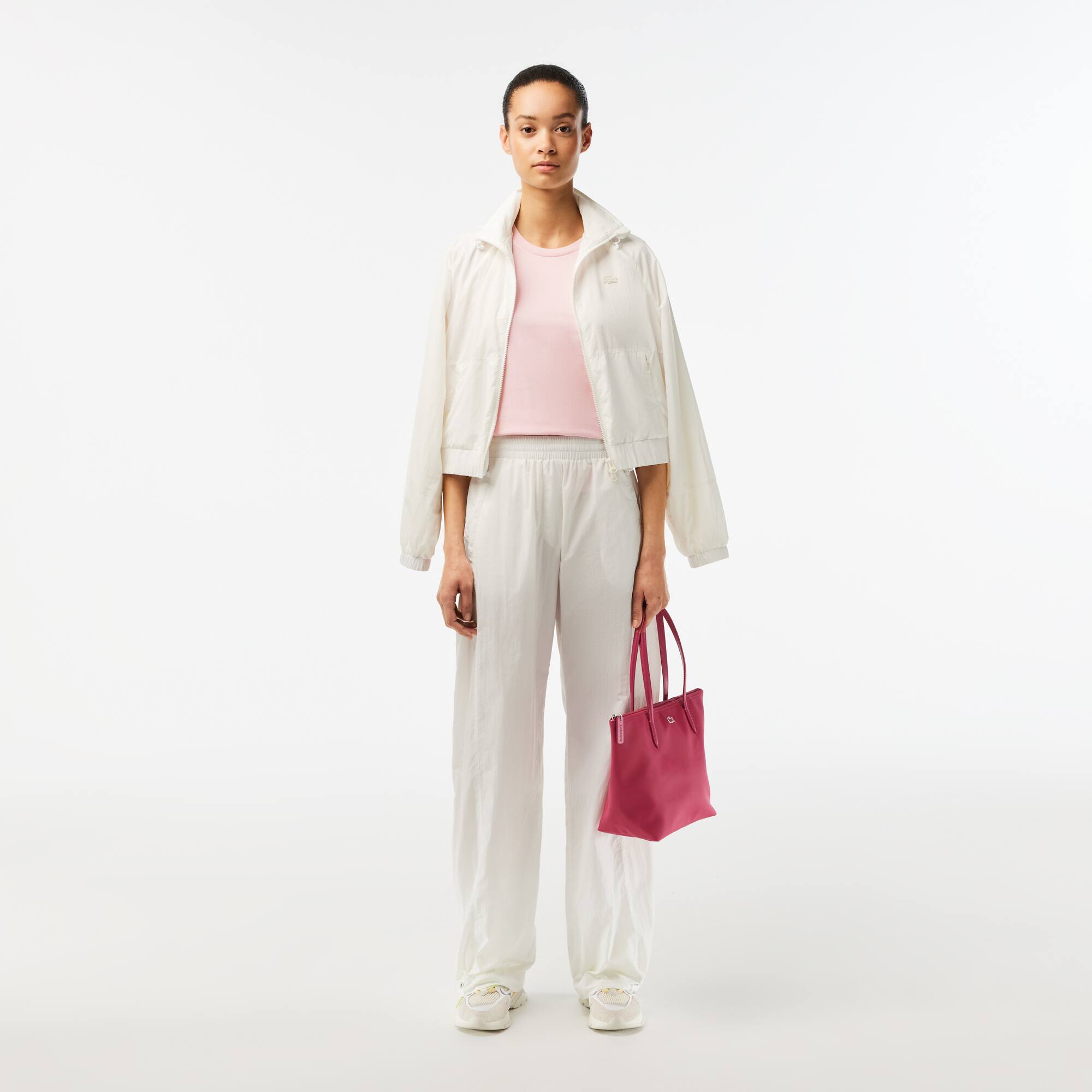 Damen-T-Shirt mit Rundhals aus Baumwolle T-Shirts - Rosa - Lacoste - Damen
