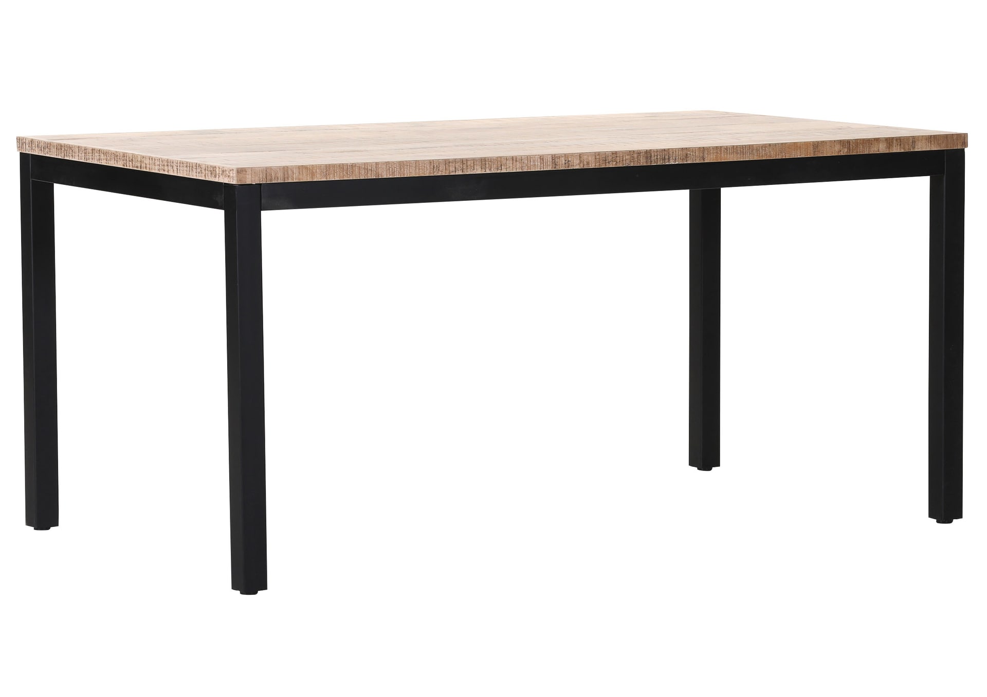 INTERhome Esstisch ALTEA 160 x 90 cm Mango massiv natur sägerau lackiert