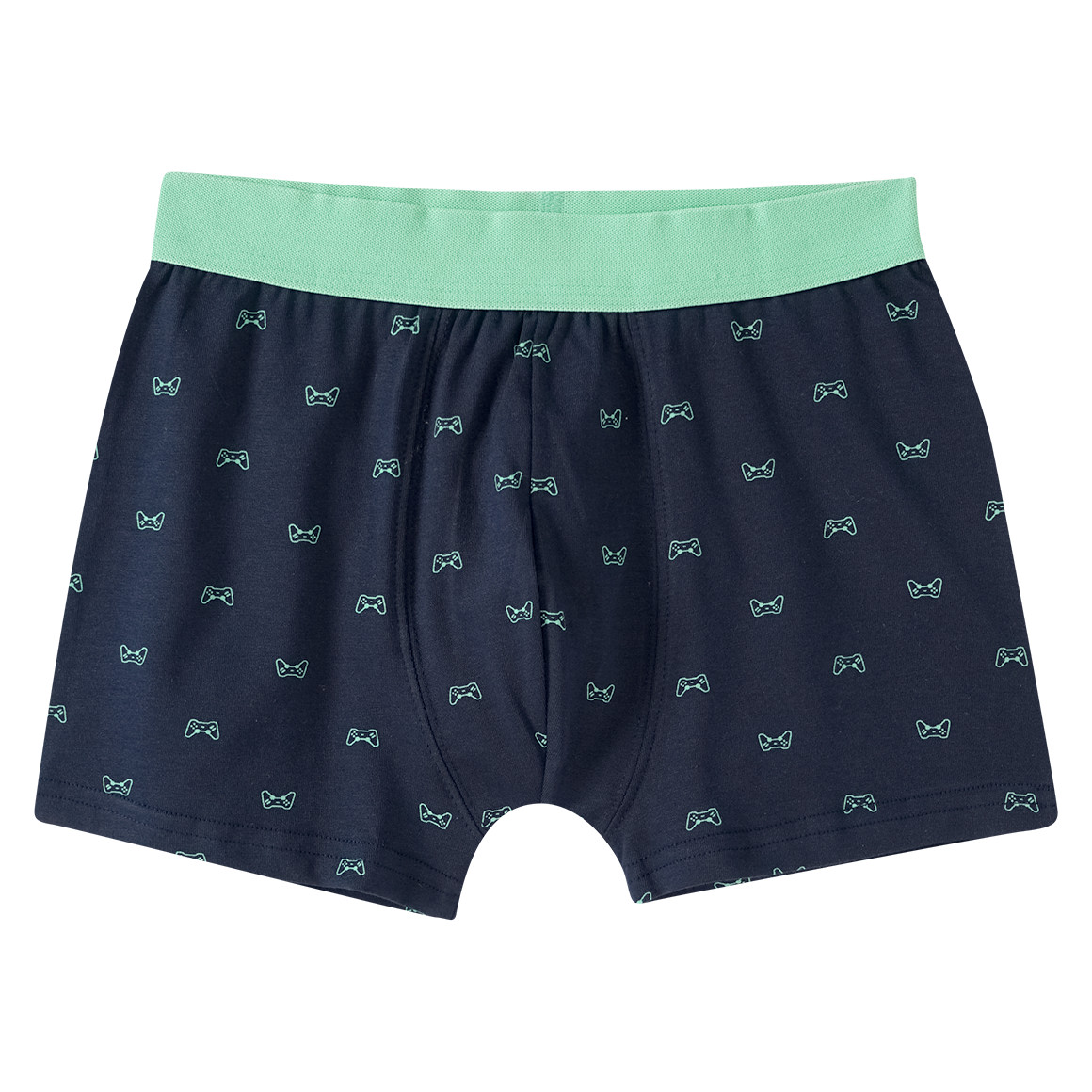 Yigga 3 Jungen Boxer mit Gaming-Motiven blau / hellgrau / dunkelblau