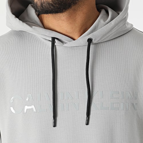 Sweat Capuche Matt Shine Split Logo 8283 Gris