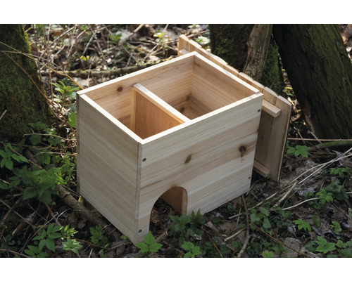 Egel slaaphuisje als bouwpakket 34,5 x 23,5 x 28 cm