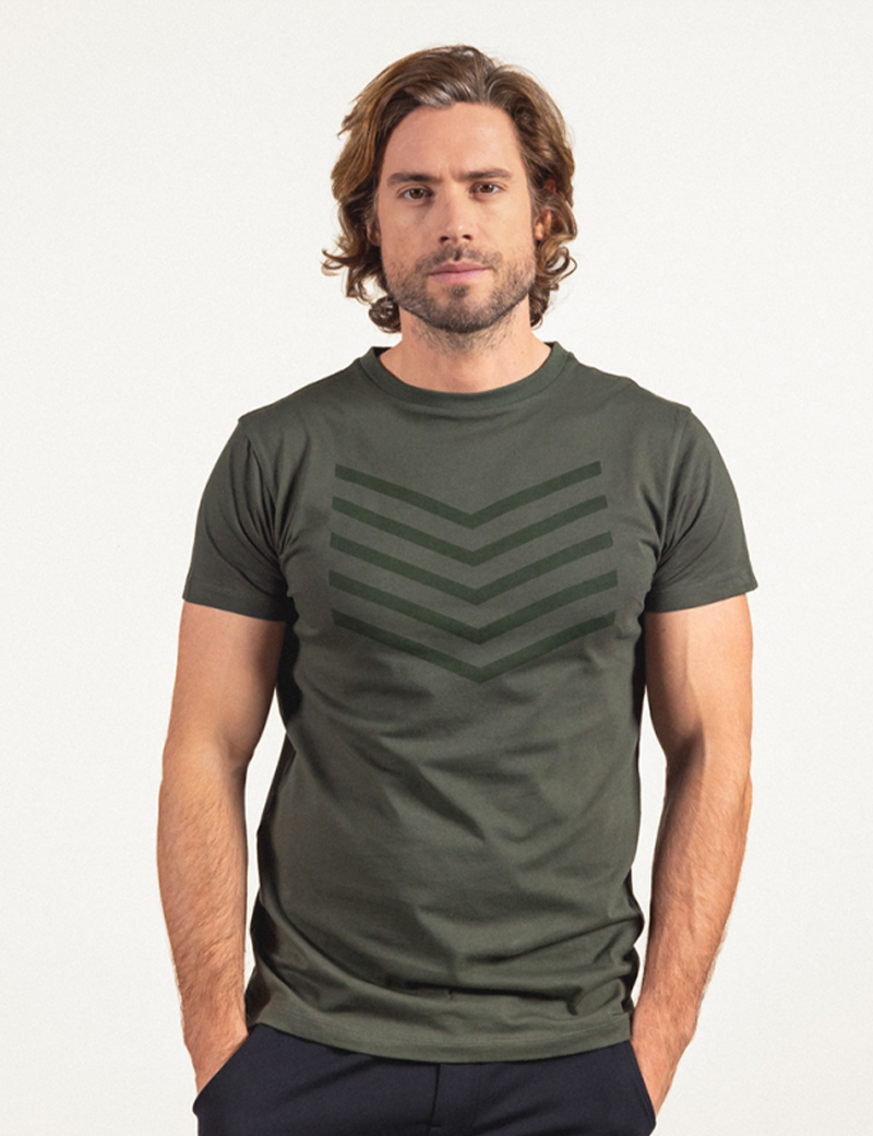 HBT BASICS | HAILEY T-SHIRT  DYE WASHED KAKI