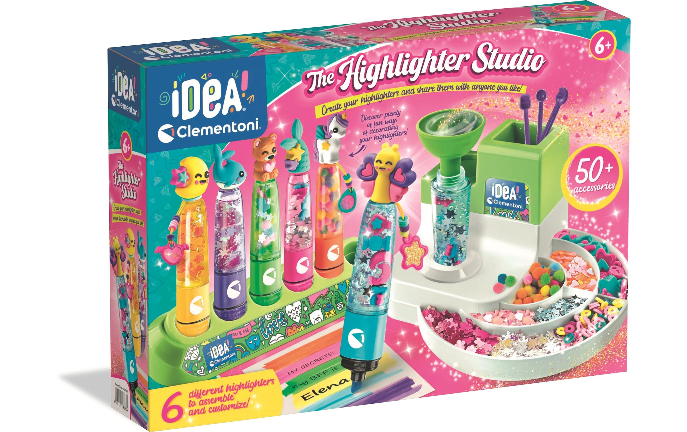Clementoni® Kreativset »Mein Highlighter-Atelier«