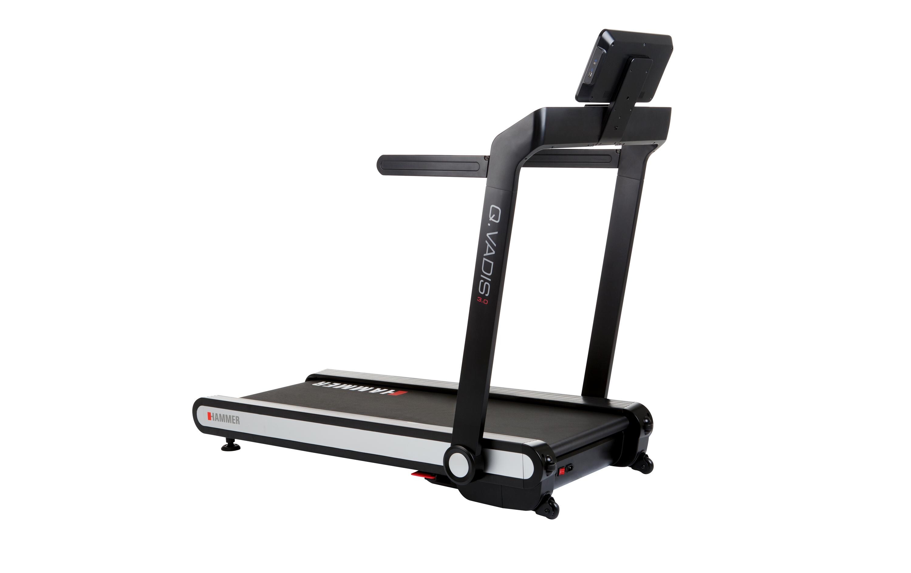 Laufband Q. Vadis 3.0<br>Modernes Laufband mit Tablet-Halterung