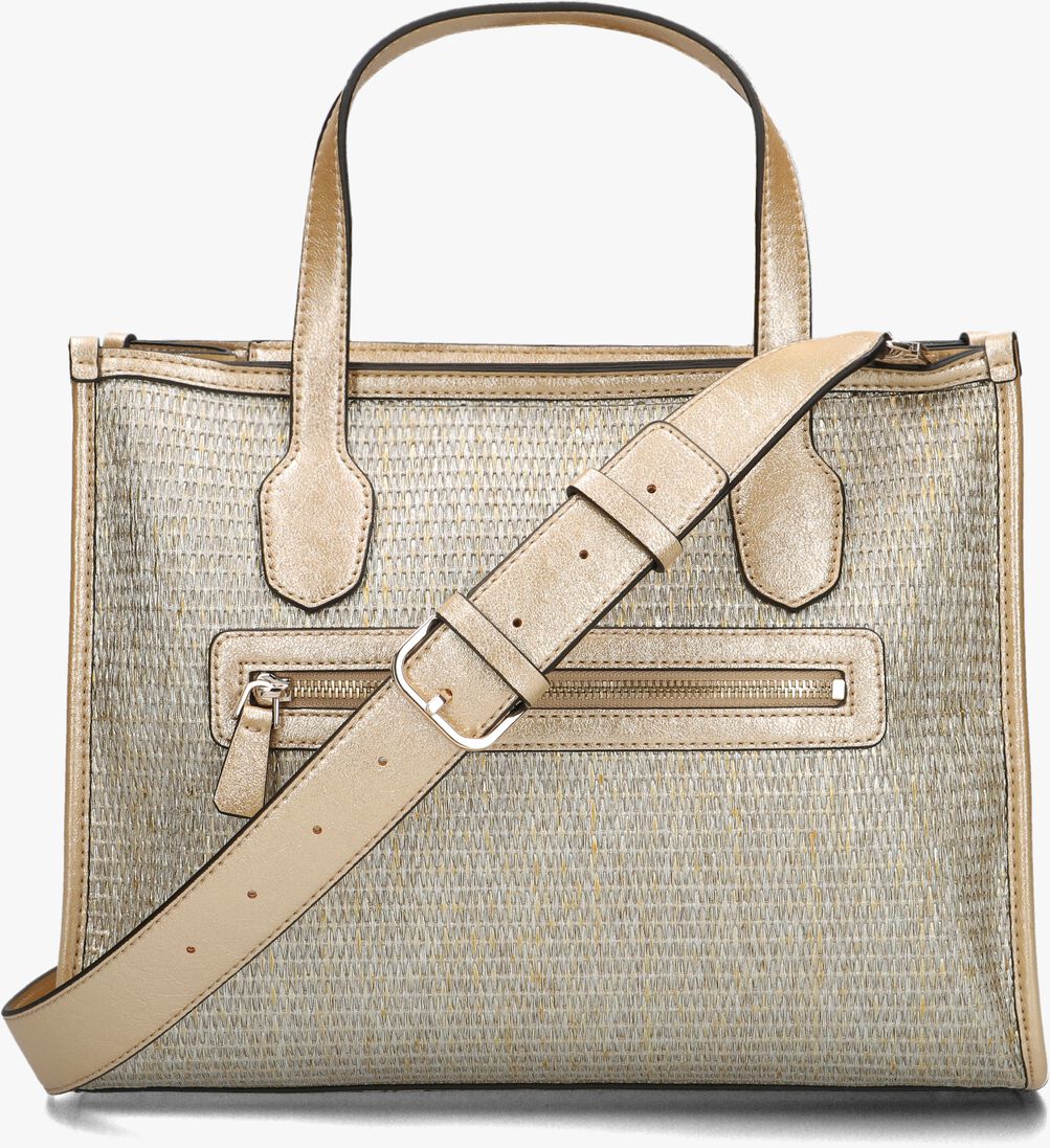 GUESS gouden guess handtas silvana 2 compartment tote