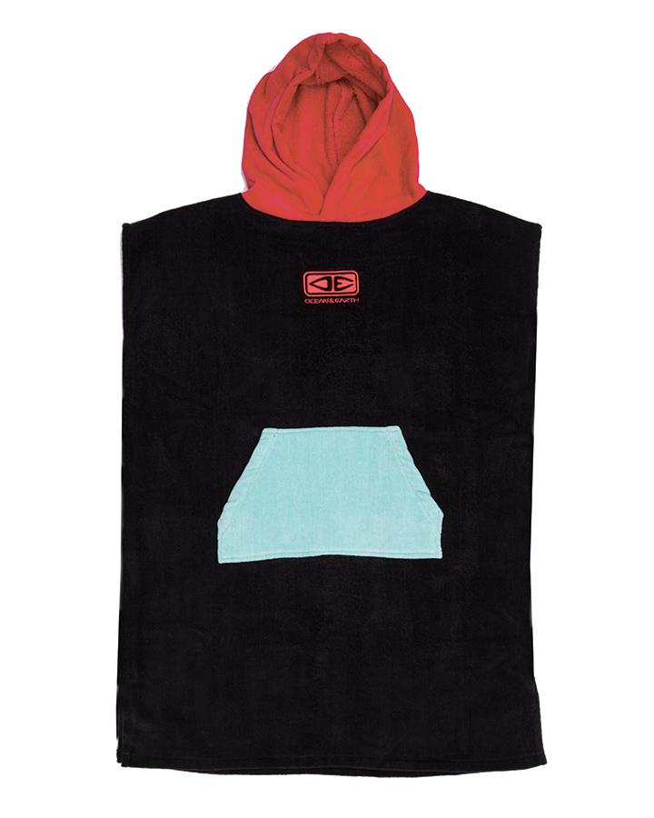 Ocean and earth Youth hooded - poncho Yellow