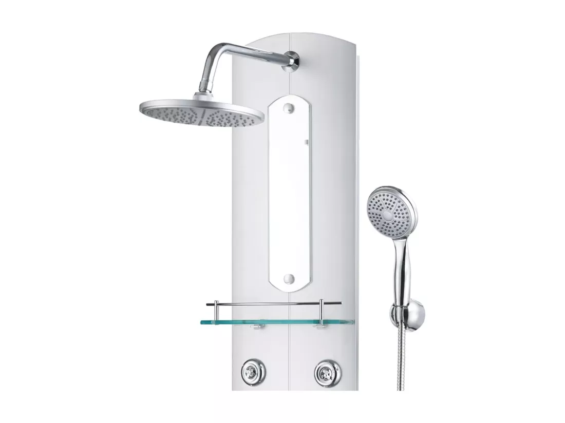 Panneau de douche pomme argenté 25 x 43 x 110 cm 02_0003429