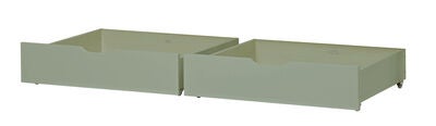 Hoppekids Sengeskuff ECO Comfort 2-pack, Pale Green