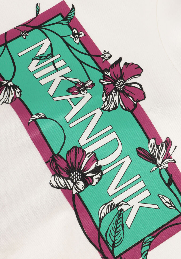 NIK & NIK witte nik & nik t-shirt knot t-shirt
