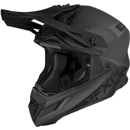 Casque cross FXR HELIUM CARBON BLACK 2022 - Noir