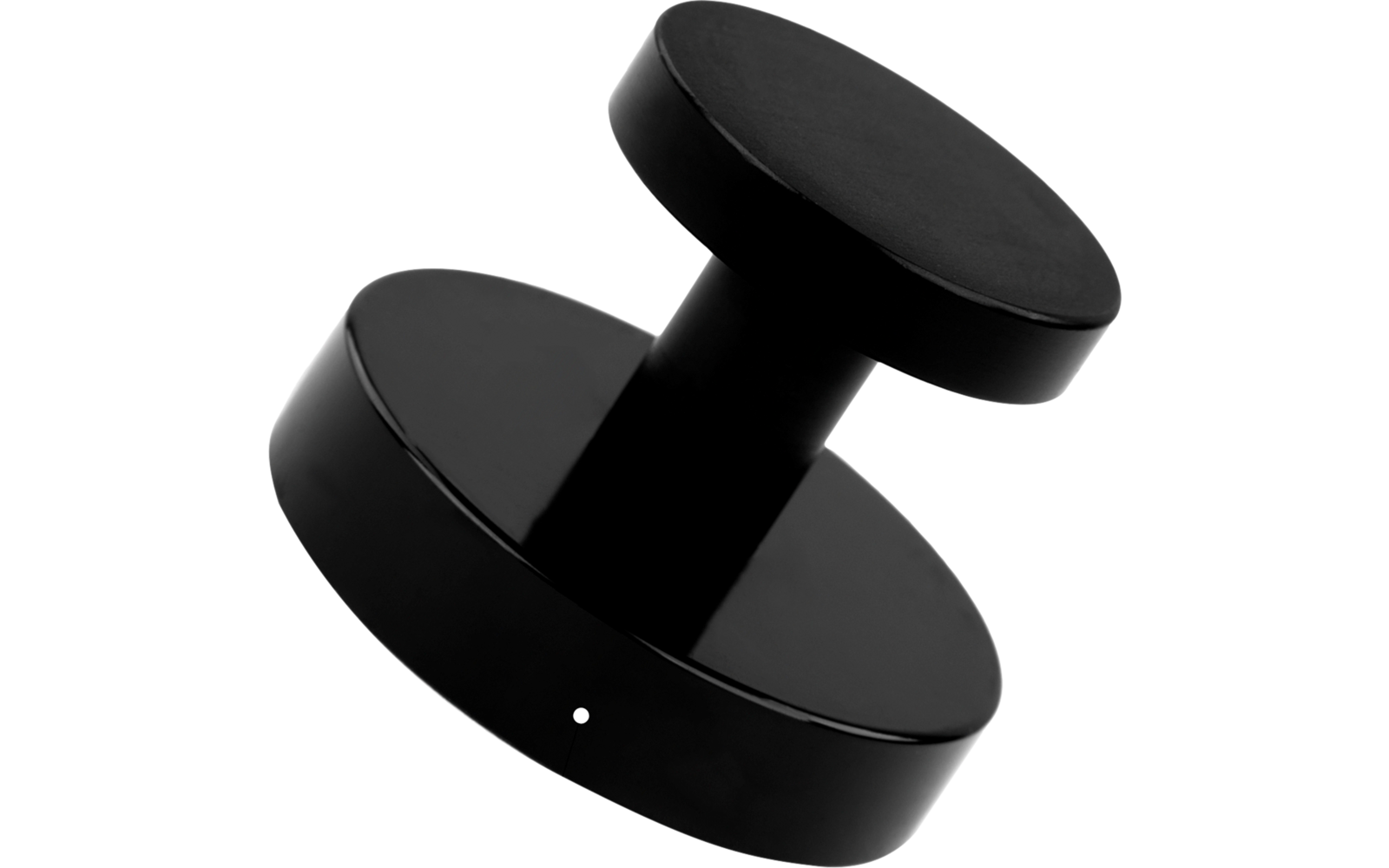 Silwy SPOT  Magnet-Haken inkl. Metall-Pad SUPERSTRONG BLACK