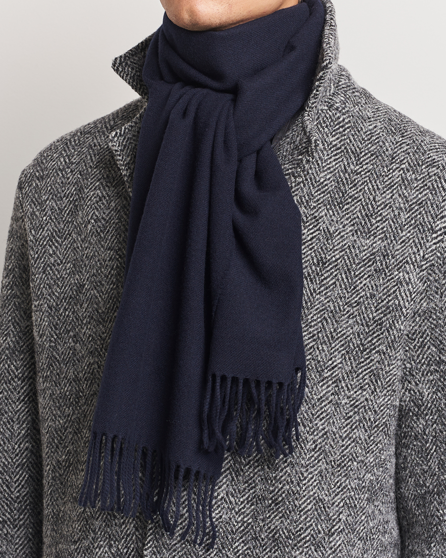 GANT Wool Scarf Evening Blue