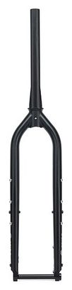 Fourche Seido BikePackingSteel | 15x110mm | Déport 51mm Noir