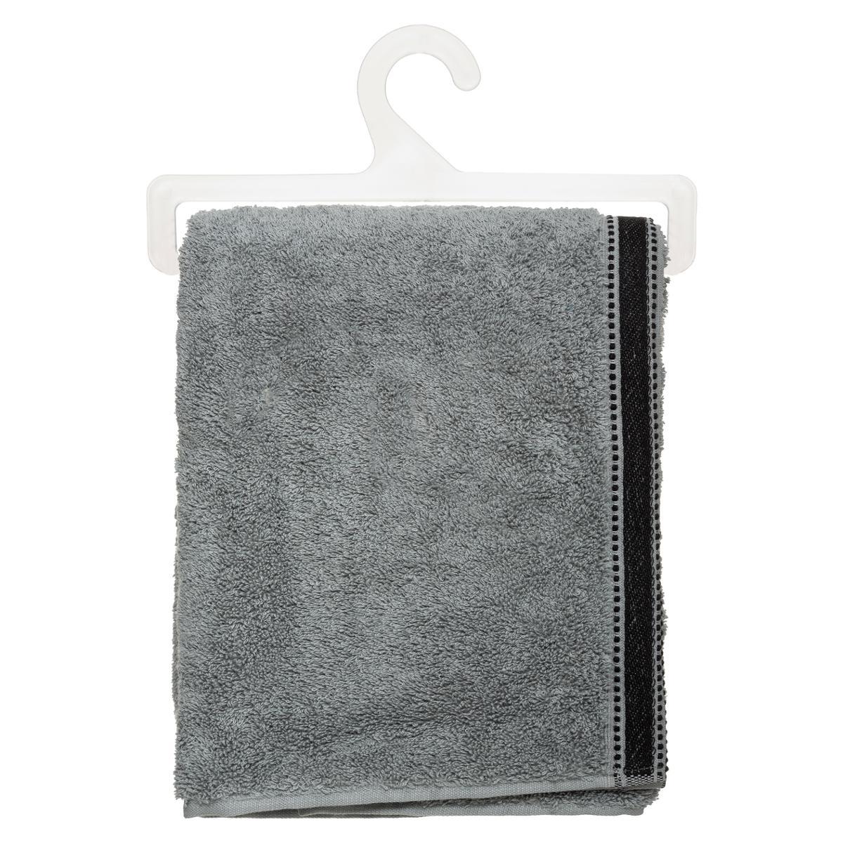 DRAP DOUCHE JOIA 550GR GRIS FONCE 70X130CM