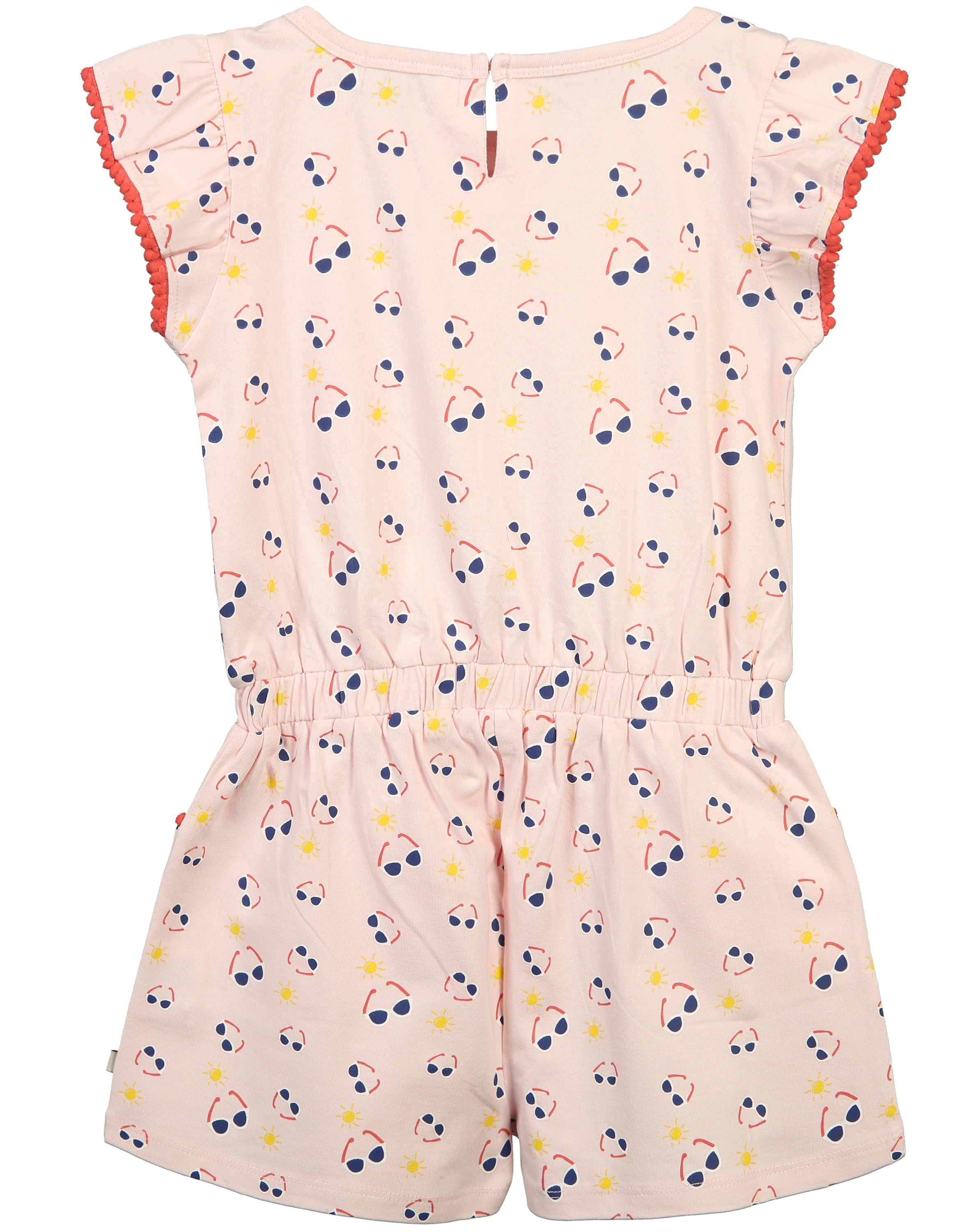 Jumpsuit kurz POMPOM AOP in rosa