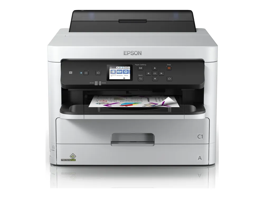 Epson WorkForce Pro WF-C529RDW - Printer - farve - Duplex - blækprinter - A4/Legal - 4800 x 1200 dpi - op til 24 spm (mono) / op til 24 spm (farve) - kapacitet: 830 ark - USB 2.0, Gigabit LAN, Bluetooth, Wi-Fi(n), USB 2.0 vært