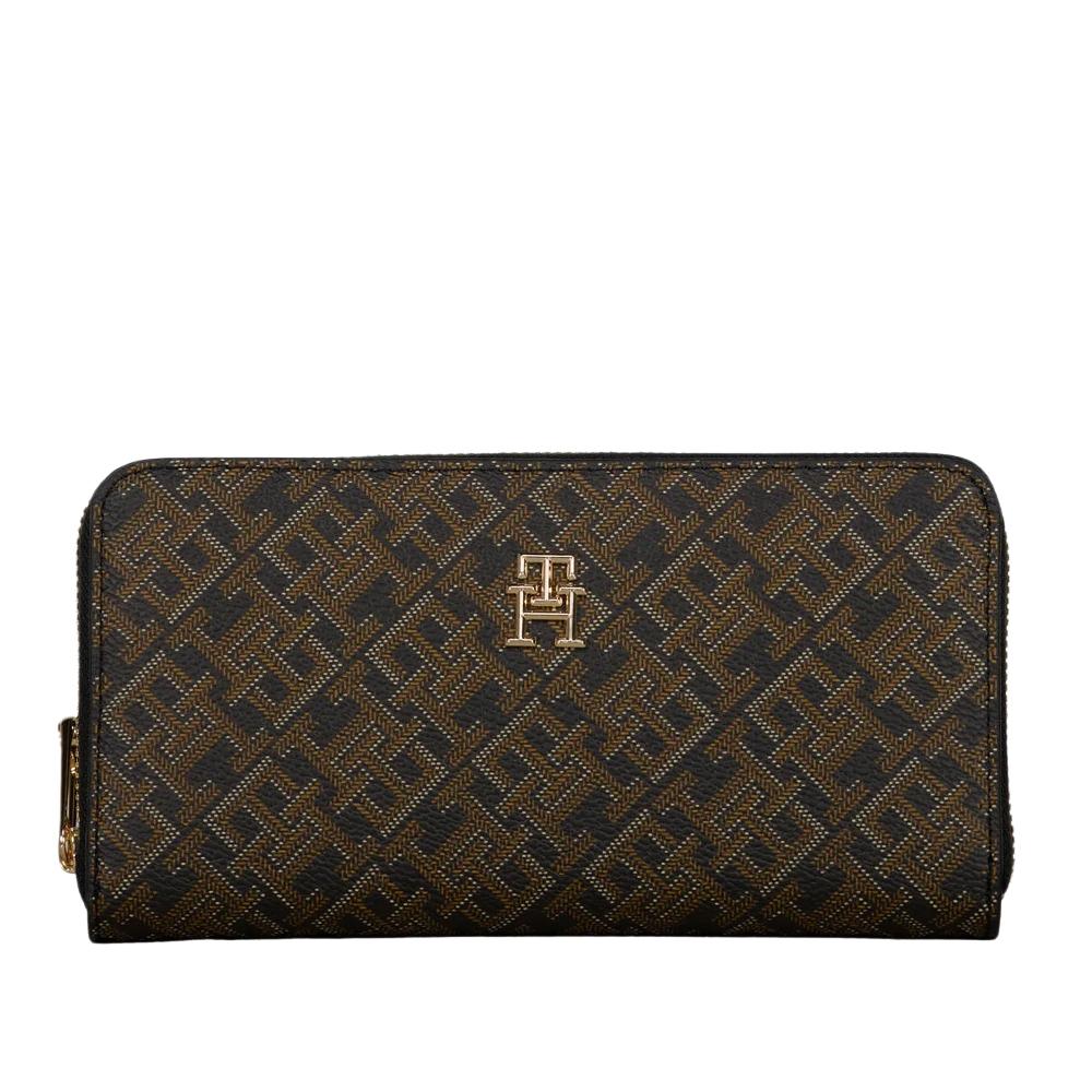 Tommy Hilfiger Portefeuille Marron Femme Tommy Hilfiger Mono
